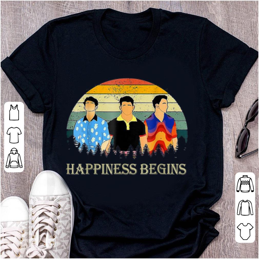 Original Jonas Brothers Happiness Begins Vintage shirt