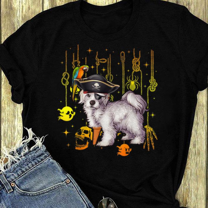 Original Maltese Pirate Halloween Dog Lovers Costume shirt
