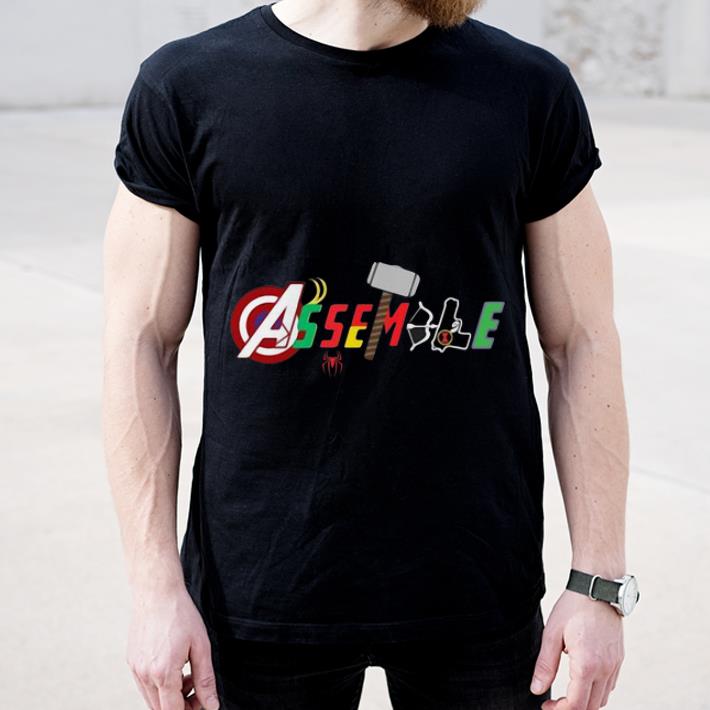 Original Marvel Assemble Avengers Endgame shirt