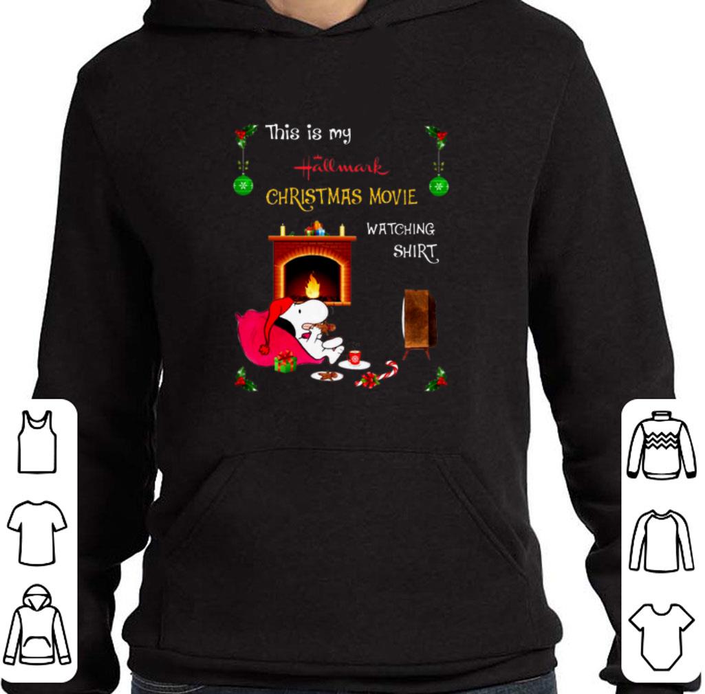 Original Snoopy This is my Hallmark Christmas movie watching shirt