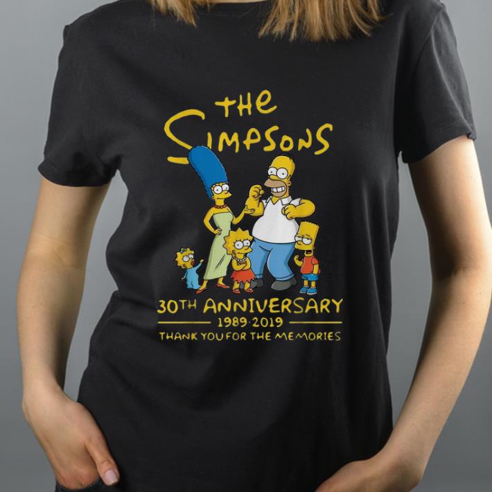 Original The Simpsons 30th Anniversary Thank You For Memories shirt