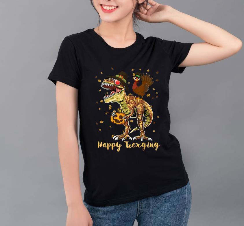 Original Turkey Riding Dinosaurs Thanksgiving T Rex Boy Toddler Kids shirt