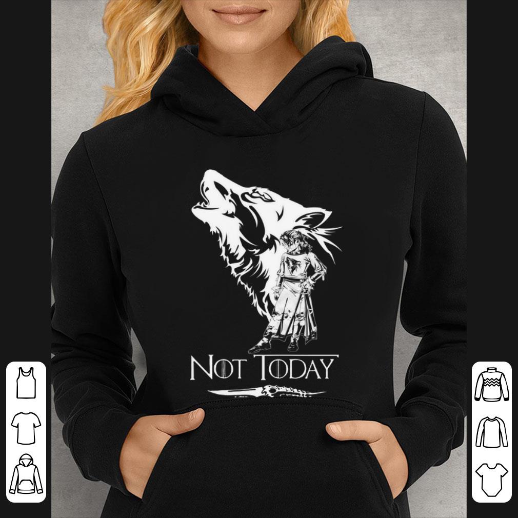 Premium Game Of Thrones Wolf Arya Stark Not today shirt