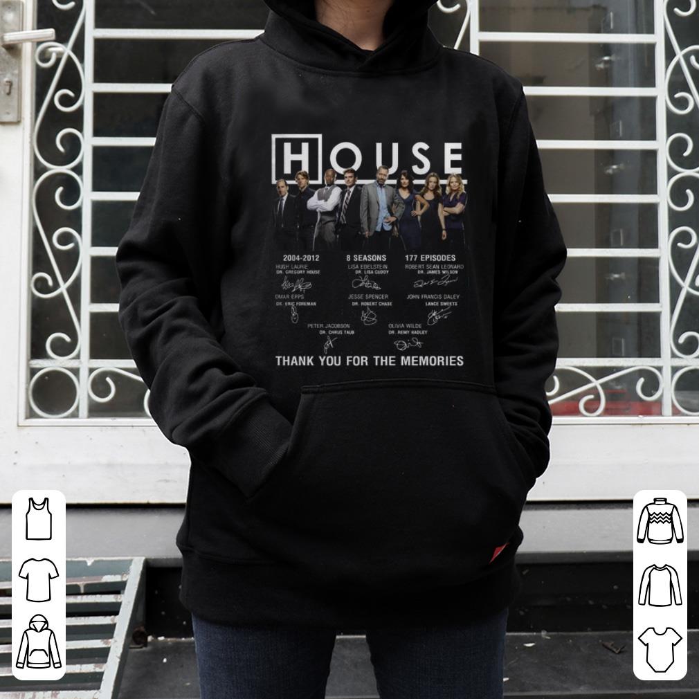 Premium House 2004-2012 8 Seasons 177 Episode Thank You For The Memories Signatures shirt