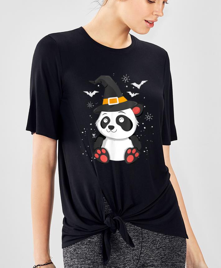 Premium Panda Witch Halloween Bear China Animal Outfit Costume Kids shirt
