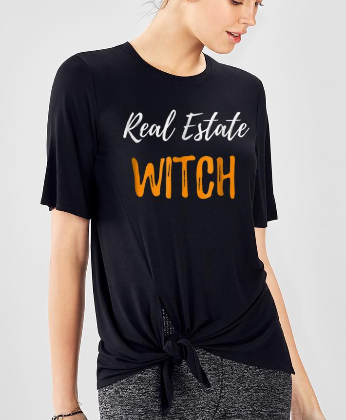 Premium Real Estate Witch Funny Realtor Agent Halloween Gift shirt
