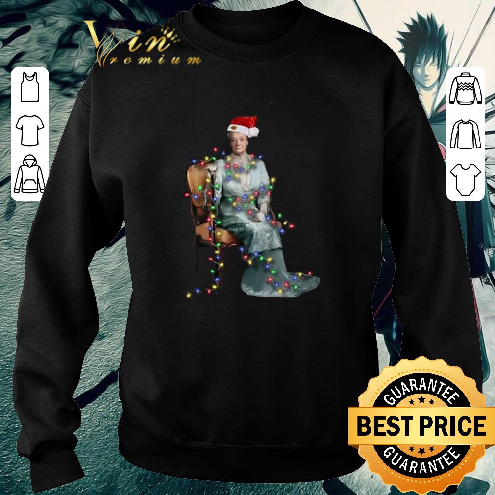 Premium Santa Violet Crawley Christmas lights shirt 5 Premium Santa Violet Crawley Christmas lights shirt