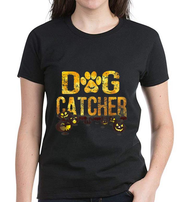 Premium Scary Halloween Dog Catcher Costume Dog Lovers shirt