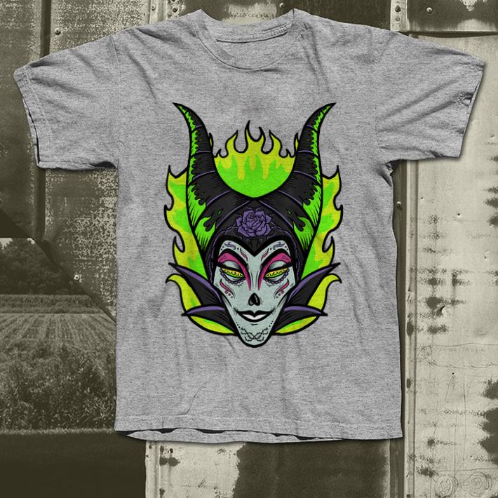 Premium Sleeping Beauty Maleficent Sugar Skull Halloween shirt