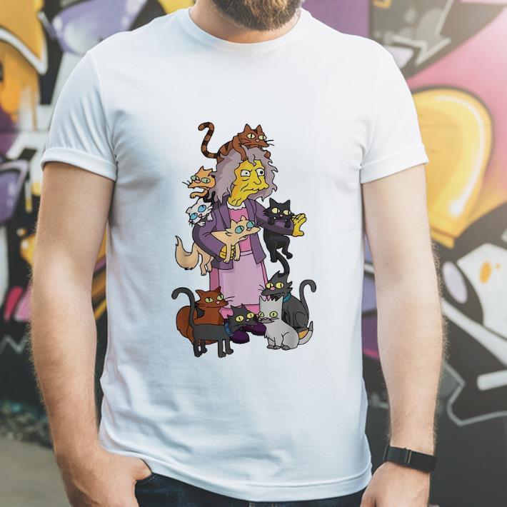 Premium The Simpsons - The Crazy Cat Lady Cat Lover shirt
