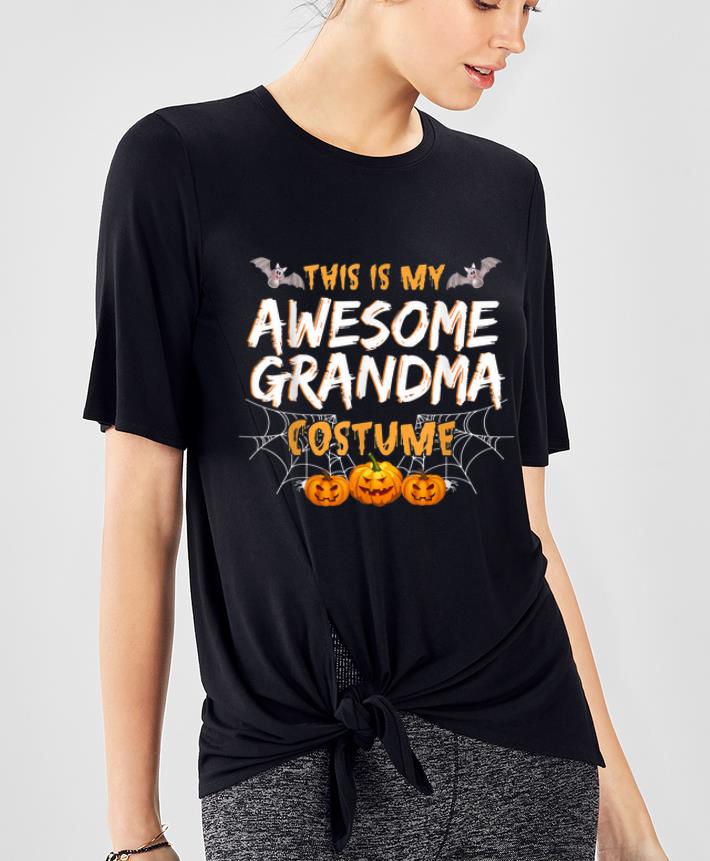 Premium This Is My Awesome Grandma Costume Halloween Gift shirt