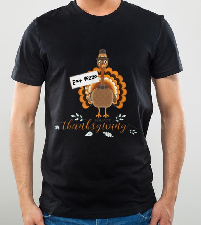 Premium Turkey Eat Pizza Kids Adult Vegan Funny Thanksgiving shirt