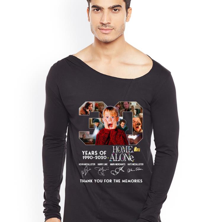 Pretty 30 Years Of Home Alone Thank You For The Memories Signatures shirt