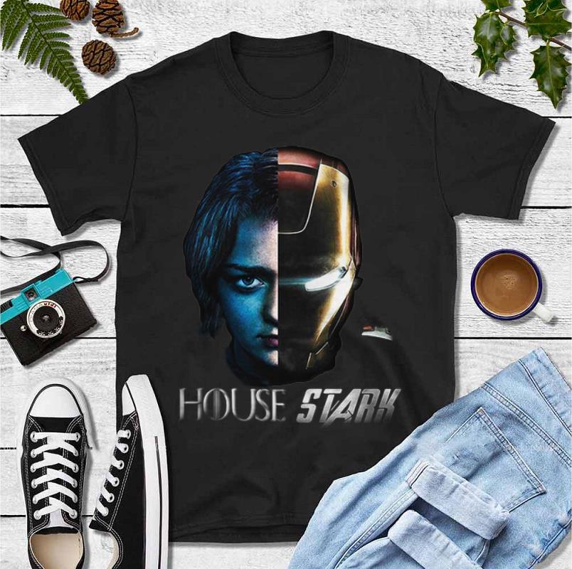 Pretty Arya Stark Iron Man Game Of Thrones House Stark shirt