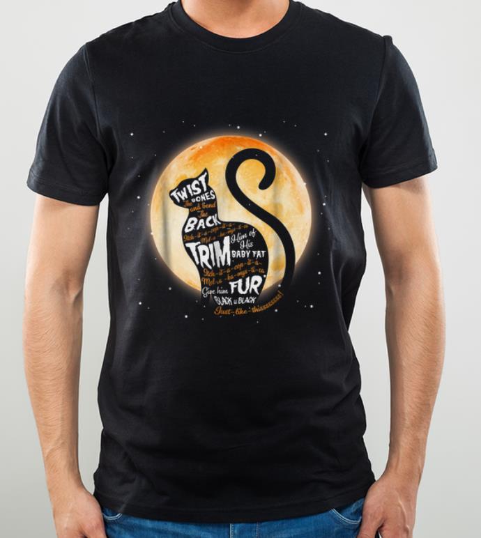 Pretty Halloween Black Cat Quote Spell Thackery Binx Cat shirt