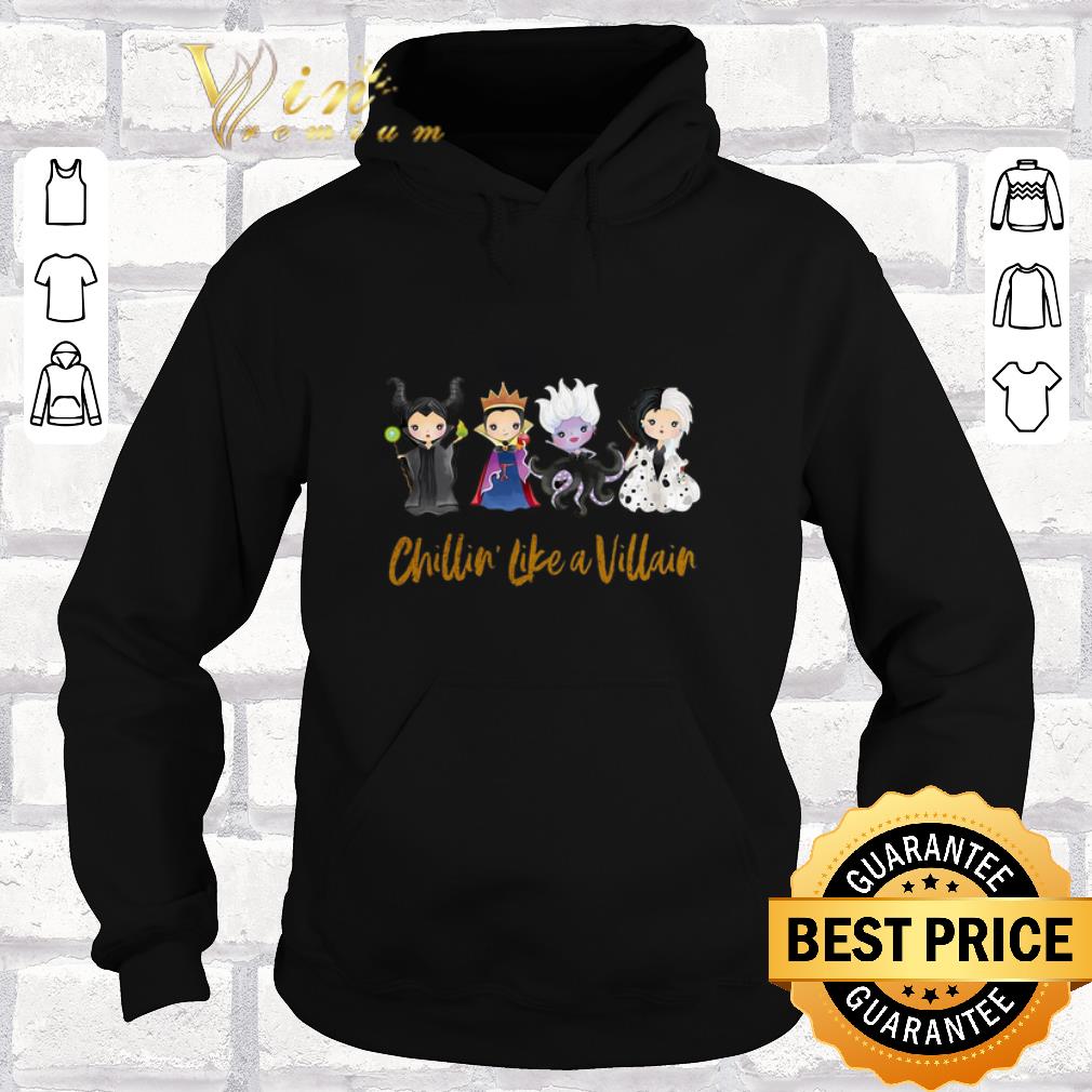 Pretty Halloween Maleficent Chillin' Like A Villain Disney shirt