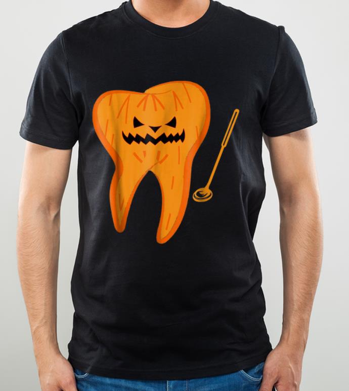 Pretty Halloween Spooky Dentist Scary Dental Assistant Tee shirt