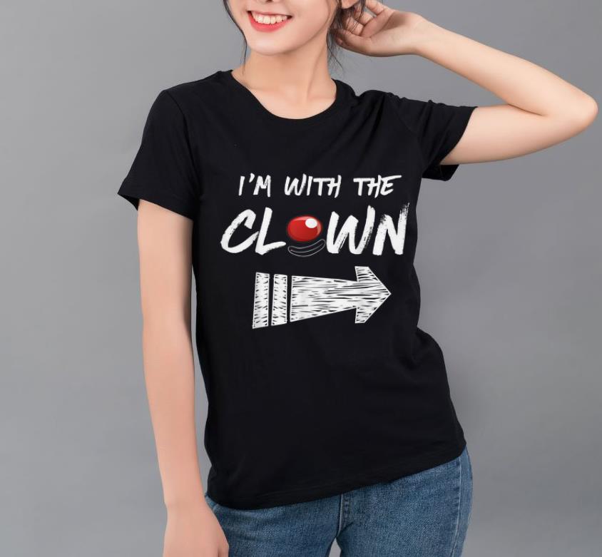 Pretty I'm With The Clown Halloween Costume shirt