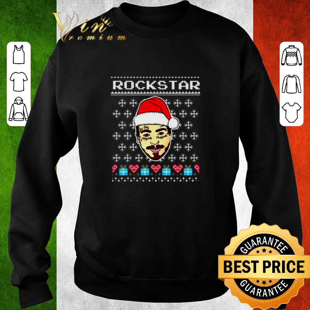 Pretty Post Malone Rockstar Christmas shirt