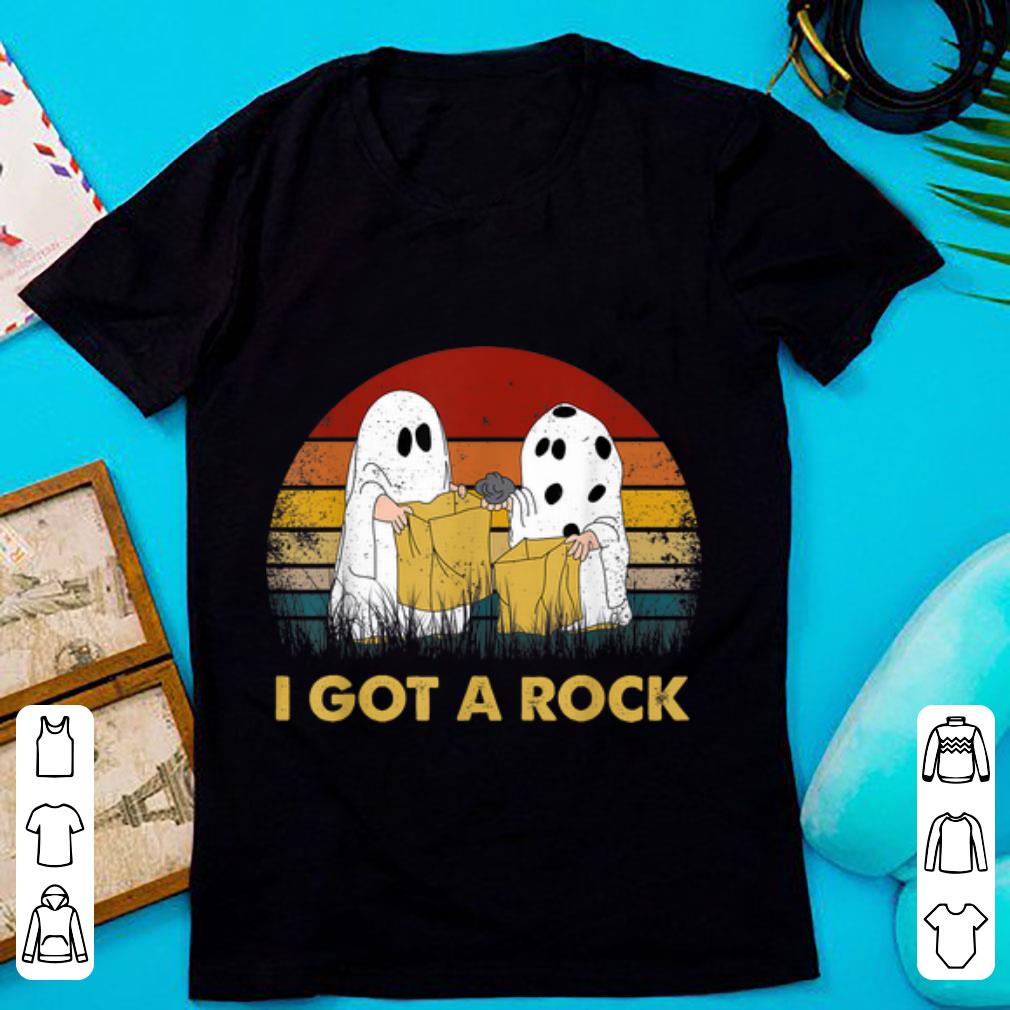 Pretty Vintage I Got A Rock Halloween Charlie Brown's Ghost shirt