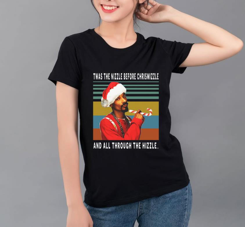 Pretty Vintage Twas The Nizzle Before Christmizzle And All Through The Hizzle Tupac Shakur shirt