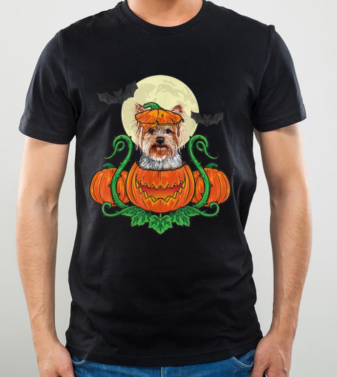 Pretty Yorkshire In Pumpkin Costume Halloween Yorkie Gift shirt
