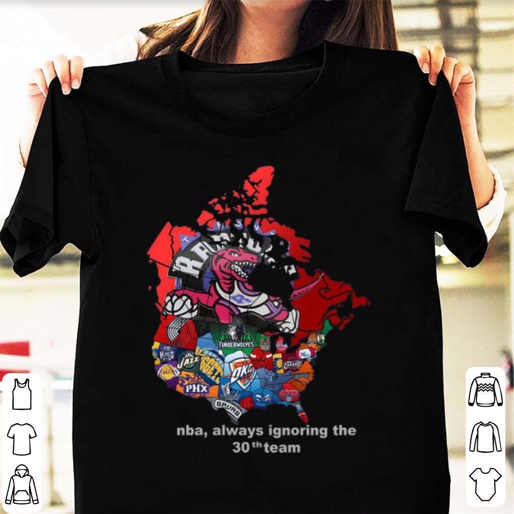 Top Always Ignoring The 30th Teams Map Of The NBA shirt