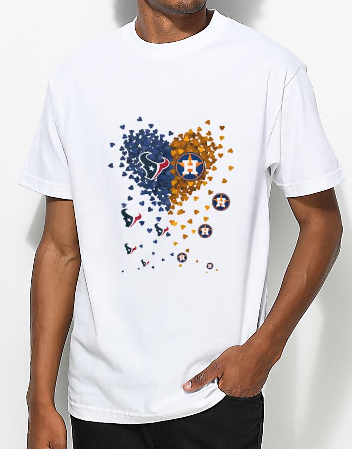 Top Houston Texans Houston Astros Heart Love shirt