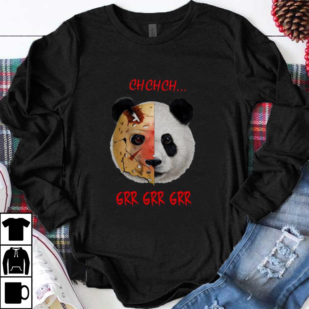 Top Jason and Panda Ch ch c ch grr grr grr shirt