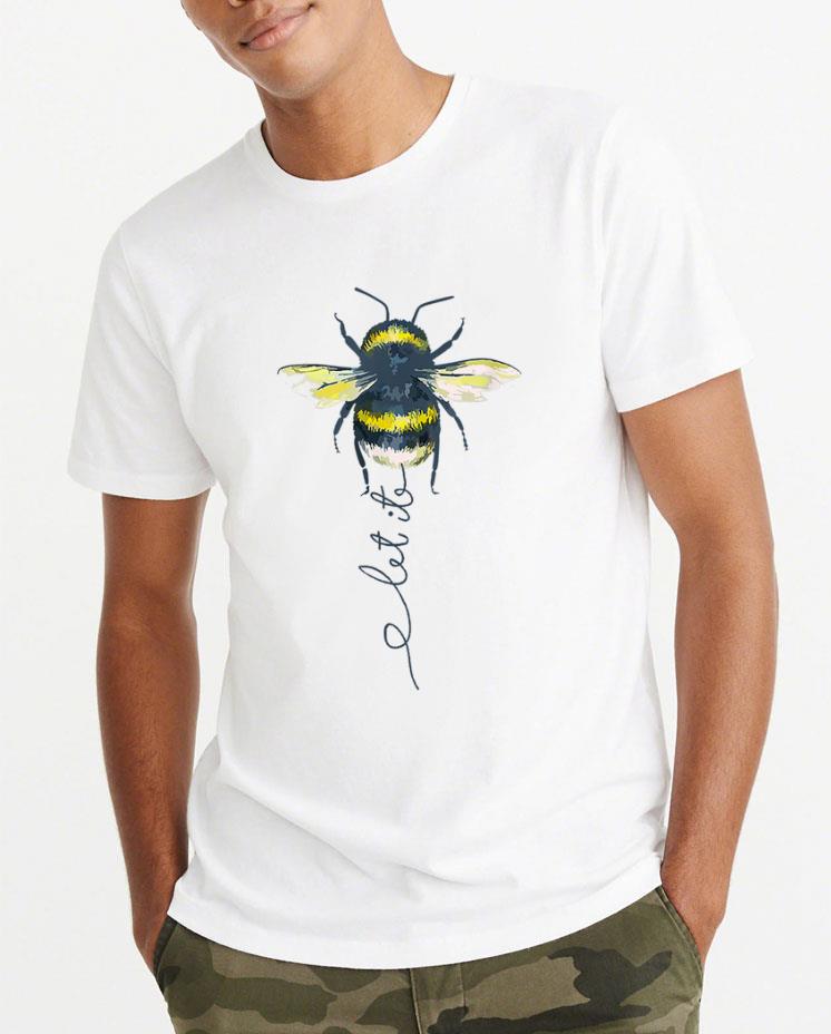 Top Let it be Bee Hippie shirt