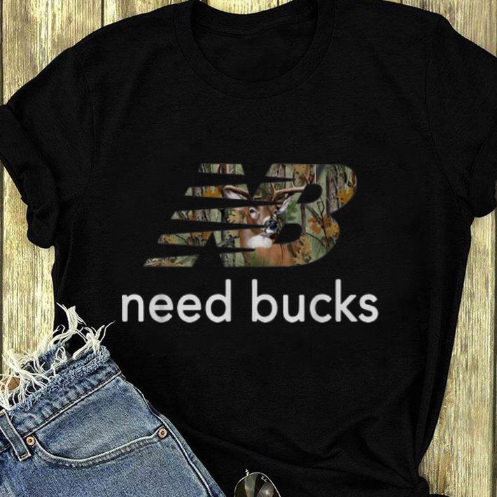Top New Balance Logo Need Bucks Hunter shirt