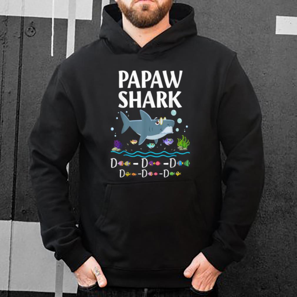 Top Papaw Shark Father Grandpa Halloween Christmas shirt
