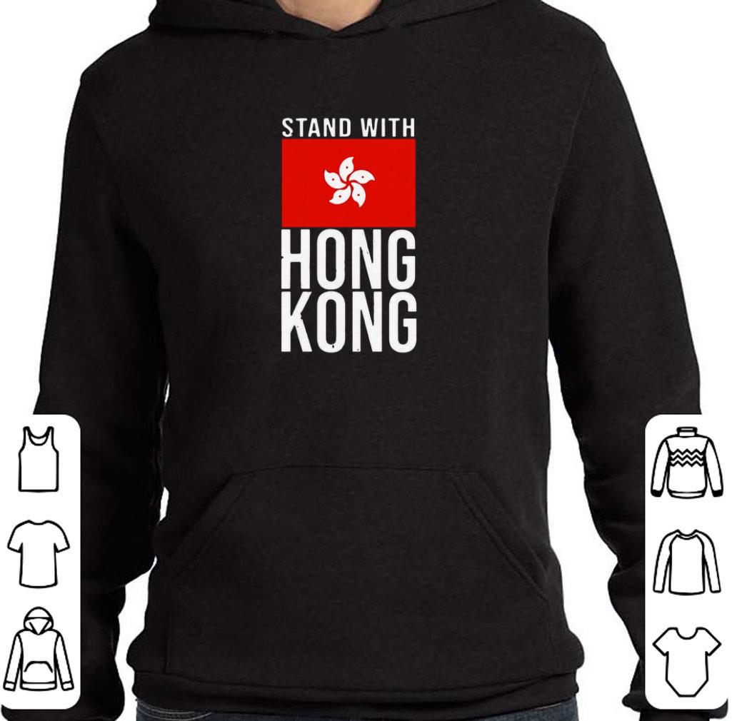 Top Stand with Hong Kong flag shirt