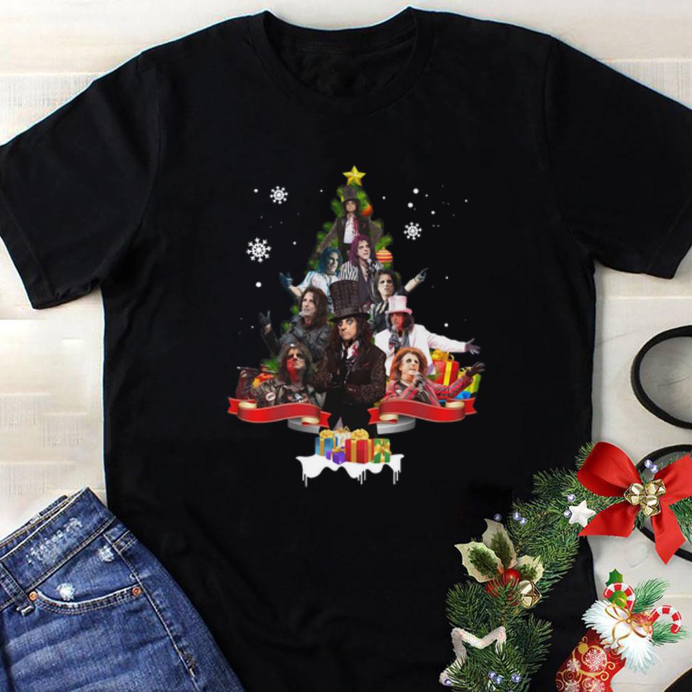 Awesome Alice Cooper Christmas Tree shirt