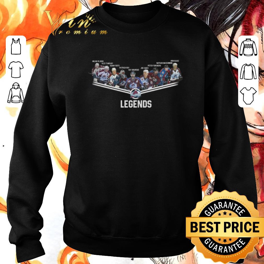 Awesome Colorado Avalanche Legends name players shirt sweater