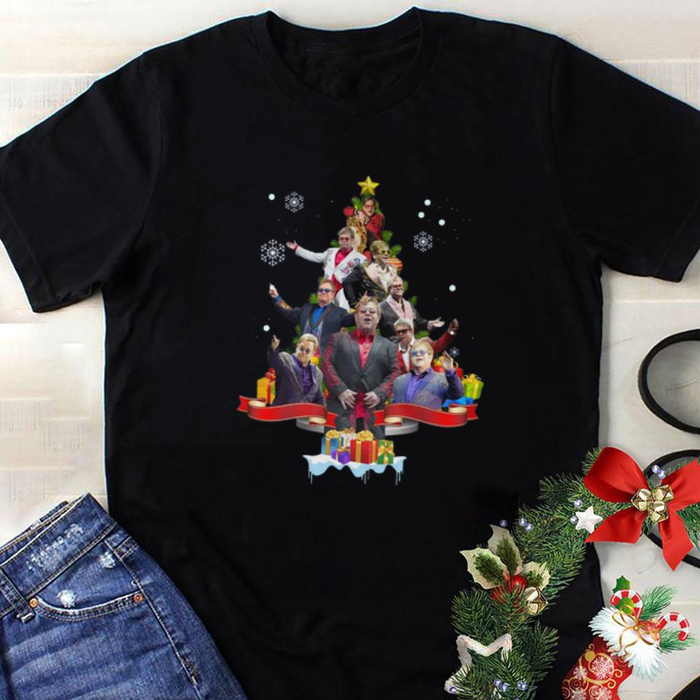 Awesome Elton John Gift Christmas Tree shirt