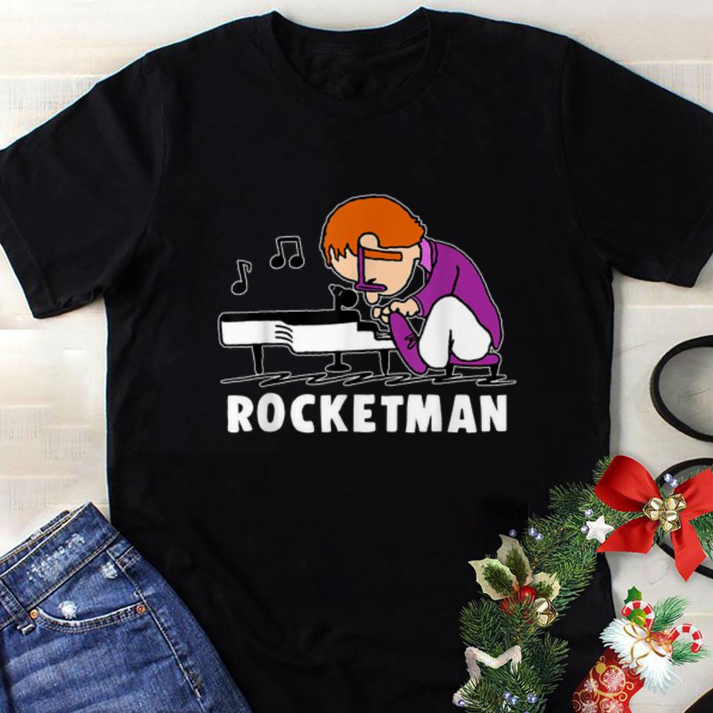 Awesome Elton John Rocketman Play Piano Rock Star Music shirt