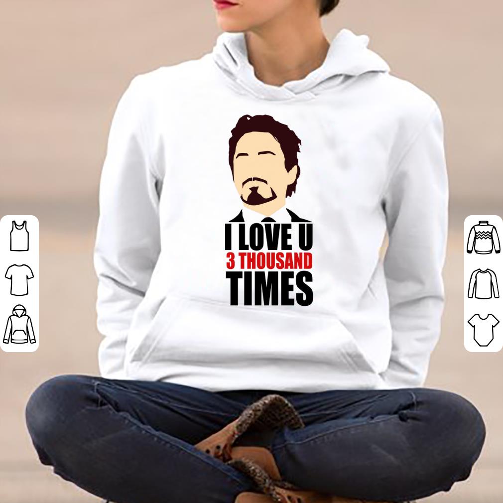 Awesome Ironman I Love You 3 Thousand times shirt