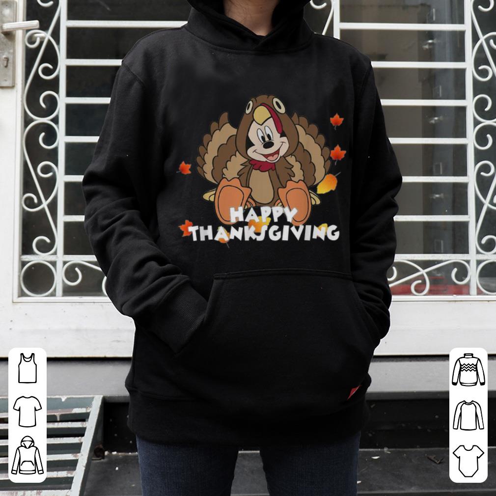Awesome Mickey Mouse Turkey Happy Thanksgiving Day shirt