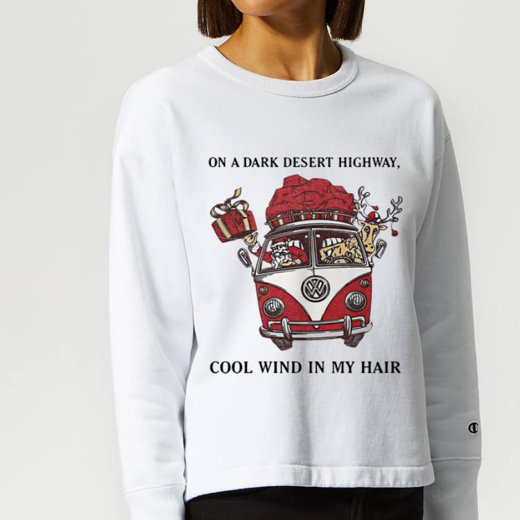 Awesome Santa Claus On A Dark Desert Highway Cool Wind In My Hair shirt
