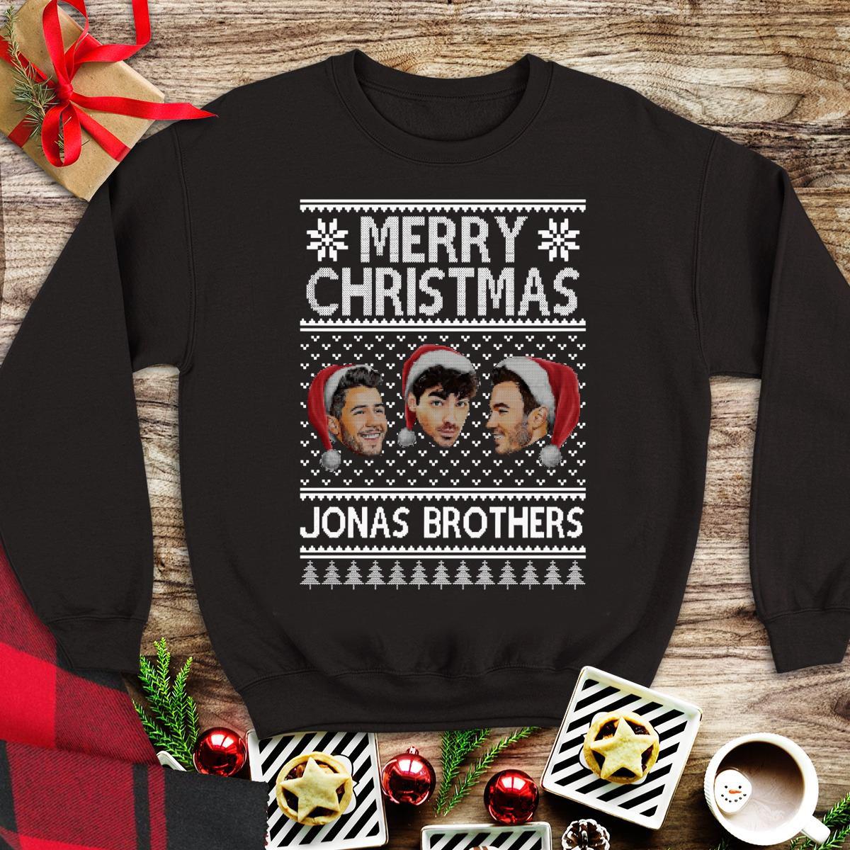 Awesome Ugly Christmas Merry Christmas Jonas Brothers shirt