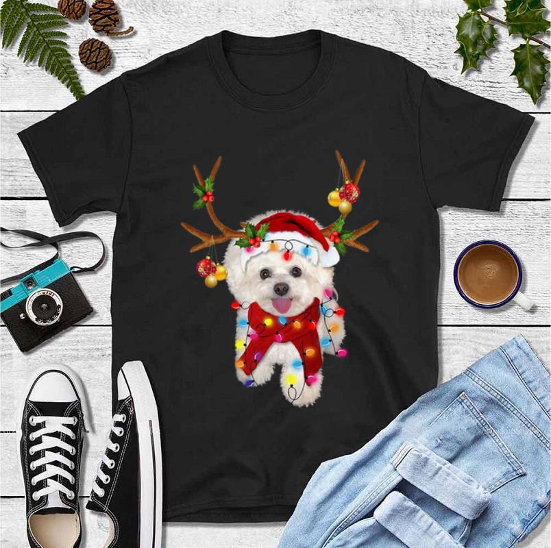 Beautiful Bichon Frise Gorgeous Reindeer Christmas shirt