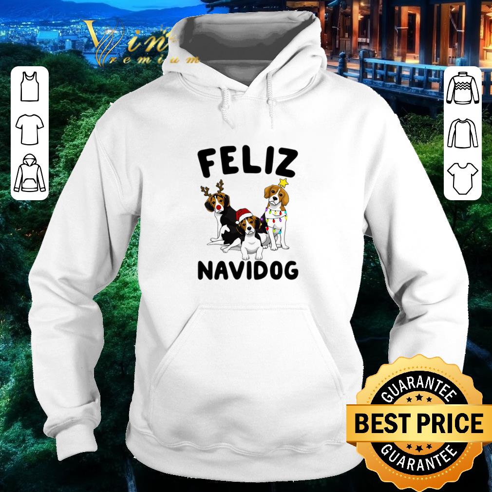 Funny Feliz Navidog Beagle Christmas shirt