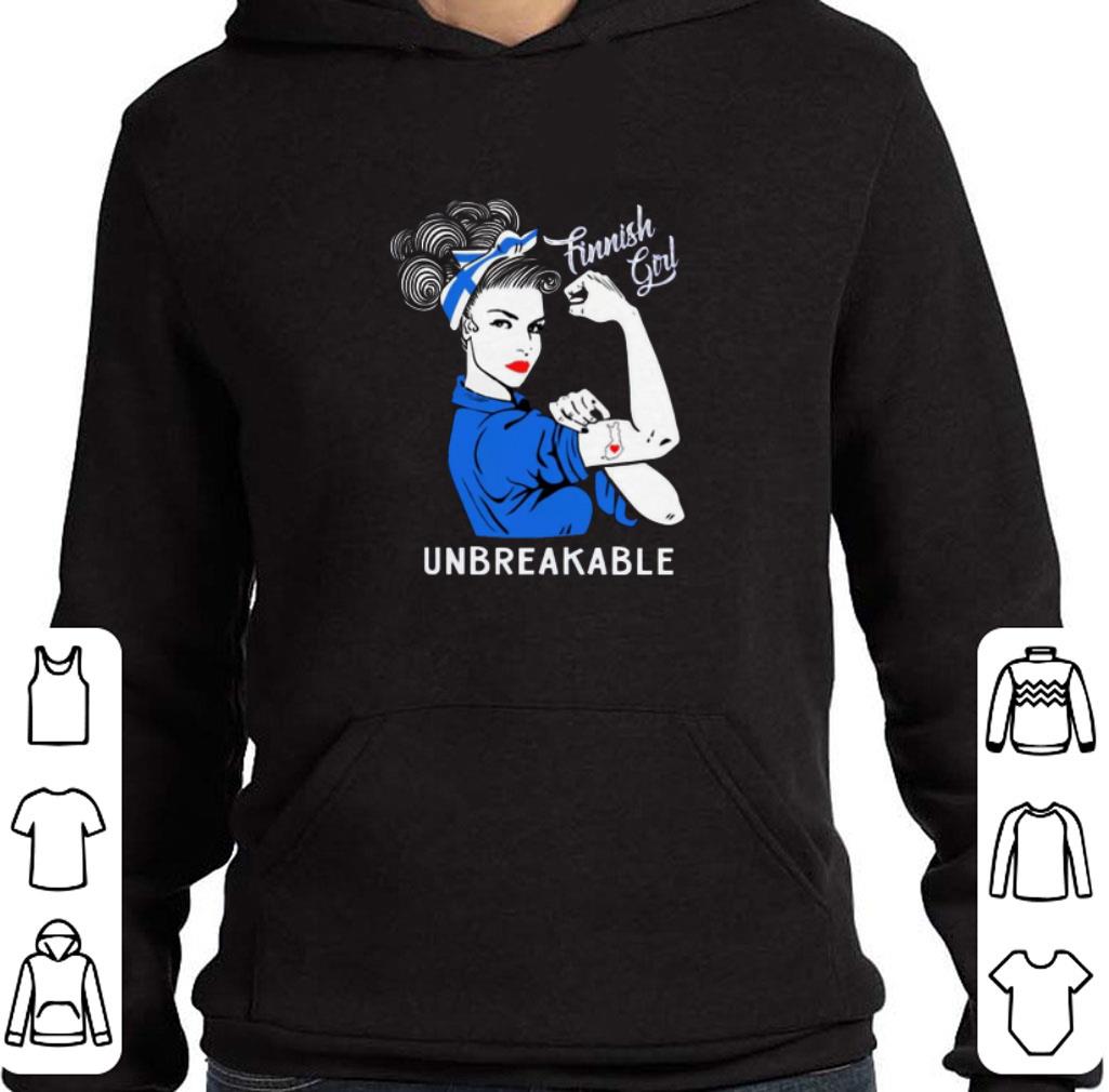 Funny Finnish Girl Unbreakable Finland Flag shirt 5 Funny Finnish Girl Unbreakable Finland Flag shirt