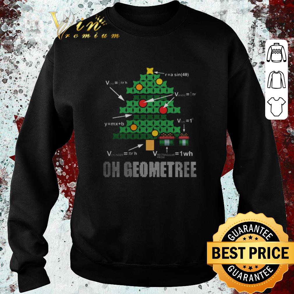 Funny Math Geometry Christmas tree oh Geometree teacher shirt 5 Funny Math Geometry Christmas tree oh Geometree teacher shirt
