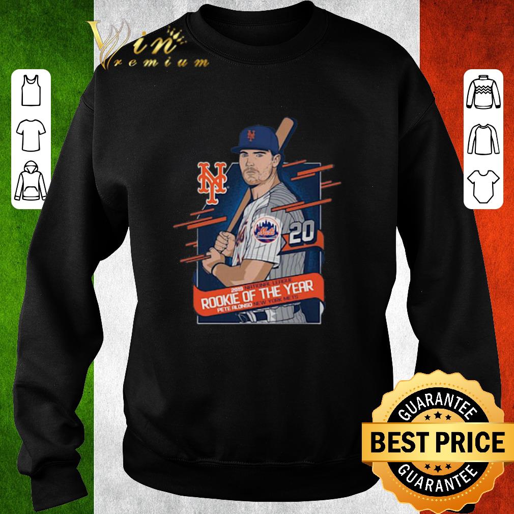 Funny Pete Alonso 2019 National League Rookie of the year New York Mets shirt 5 Funny Pete Alonso 2019 National League Rookie of the year New York Mets shirt