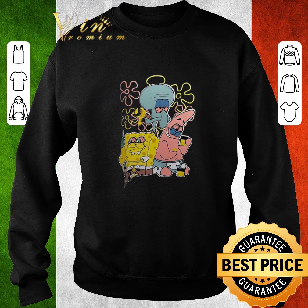 Funny SpongeBob Patrick Star Squidward Tentacles shirt