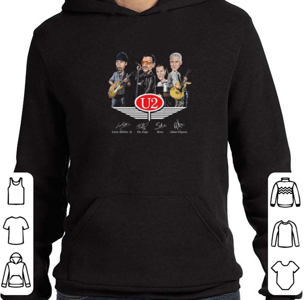 Funny U2 signatures Larry Mullen Jr The Edge Bono Adam Clayton shirt 5 Funny U2 signatures Larry Mullen Jr The Edge Bono Adam Clayton shirt