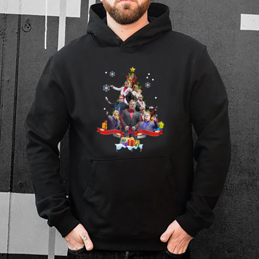 Great Elton John christmas tree shirt