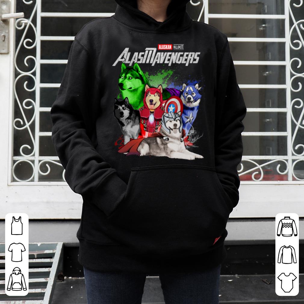 Hot Alaskan Malamute Alasmavengers Marvel Avengers Endgame shirt